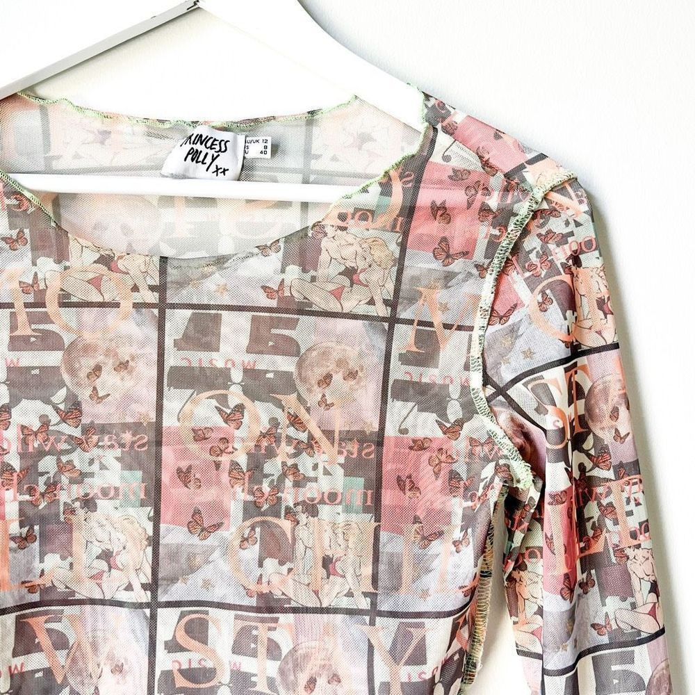 (Sold) NWOT Princess Polly Taya Crop Top Size 8 - Picture 3 of 5